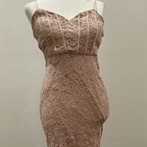 Emerald Sundae Mauve Dress